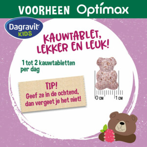2x Dagravit Natural Kids Multivitaminen Framboos - 23.64 euro
