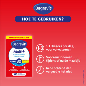 2x Dagravit Totaal 30 Multivitaminen - 33.29 euro