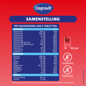 Dagravit Vitaal 60+ Multivitaminen - 14.99 euro