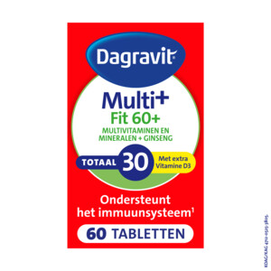 Dagravit Vitaal 60+ Multivitaminen - 14.99 euro