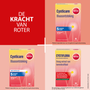 2x Roter Cysticare 5 Daagse Kuur - 51.25 euro