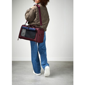 Lipault City Plume Pet Carrier Bordeaux - Hondendraagtas 