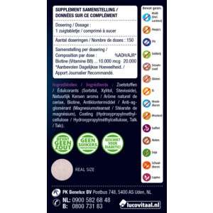 Lucovitaal Biotine 10.000 mcg Forte - 29.99 euro