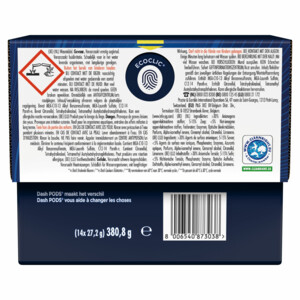 4x Dash Wascapsules Platinum Pods+ Kleur - 29.99 euro
