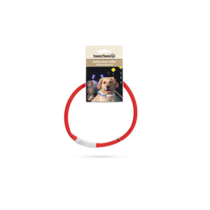 Beeztees Safety Gear Halsband +USB Dogini Rood 70 x 10 cm 
