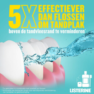 3x Listerine Mondwater Cool Mint Milde Smaak Zonder Alcohol - 27.55 euro