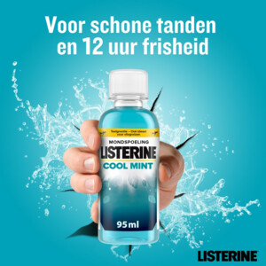 3x Listerine Mondwater Cool Mint Reisverpakking - 6.89 euro