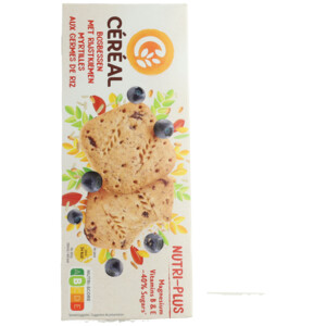 Céréal Koekjes Bosbessen Rijstkiemen - 2.55 euro