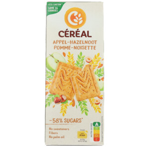 Céréal Koekjes Appel-Hazelnoot - 3.89 euro