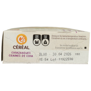 3x Céréal Zandkoekjes Chiazaadjes - 8.28 euro