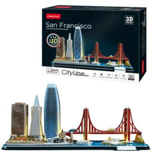 Cubic Fun 3D Puzzel City Line San Francisco LED - 17.05 euro