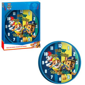 Paw Patrol Wandklok 25 cm - 11.59 euro