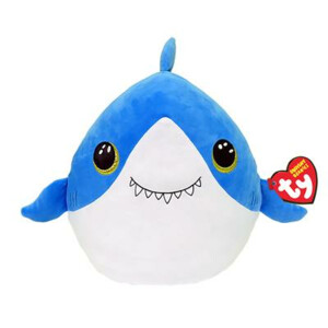 TY Squish A Boo Eule „Winks“ – 31 Cm, Kuscheliges Kissen, Rosa Mit Blauen Herzen