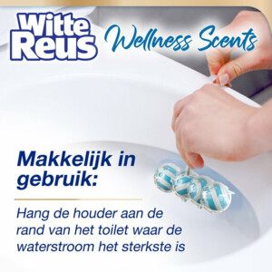 10x Witte Reus Toiletblok Wellness Scents Vitality - 12.05 euro