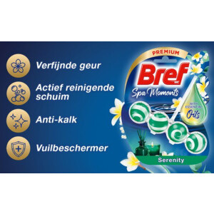 10x Bref Toiletblok Wellness Scents Calmness - 36.19 euro