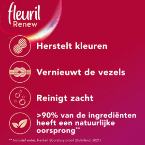 Fleuril Wasmiddelcapsules Renew Kleur - 23.49 euro