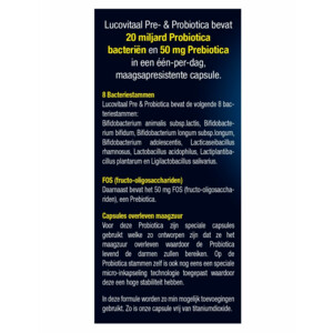 Lucovitaal Pre & Probiotica - 39.99 euro