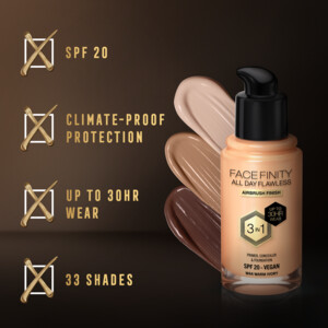 Max Factor Facefinity All Day Flawless Foundation W44 Warm Ivory - 13.09 euro