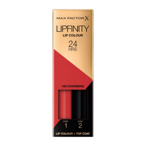 2x Max Factor Lipfinity Liquid Lipstick 140 Charming - 29.43 euro