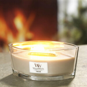 2x WoodWick Geurkaars Ellipse Fireside - 51.68 euro