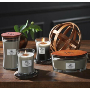 2x WoodWick Geurkaars Ellipse Fireside - 51.68 euro
