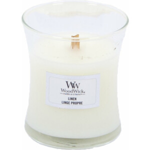 2x WoodWick Geurkaars Medium Linen - 44.91 euro