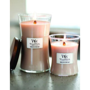 WoodWick Geurkaars Large Vanilla & Sea Salt - 35.15 euro