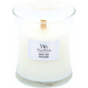 WoodWick Geurkaars Mini White Teak - 9.85 euro