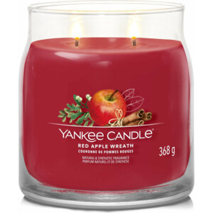 Yankee Candle Geurkaars Medium Jar Red Apple Wreath - 23.89 euro