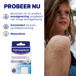 Hansaplast Snelle Wondgenezing Groot - 7.39 euro