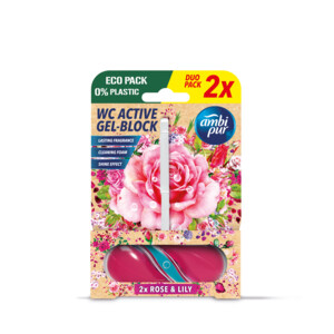 5x Ambi Pur Toiletblok Roos & Lelie - 18.05 euro