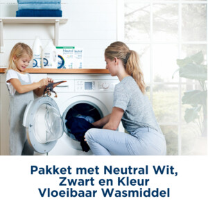 Neutral 0% Vloeibaar Wasmiddel Wit + Zwart + Kleur Pakket - 24.46 euro