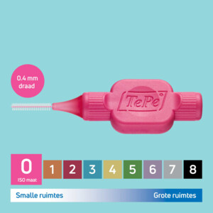 TePe Interdentale Ragers Original 0,4 mm Roze - 6.19 euro
