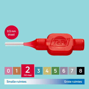 TePe Interdentale Ragers Original 0,5 mm Rood - 6.19 euro