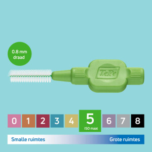 TePe Interdentale Ragers Original 0,8 mm Groen - 6.19 euro