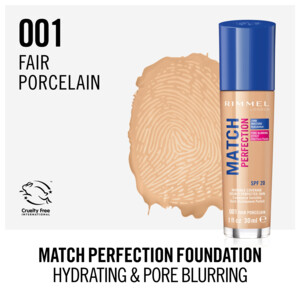 Rimmel Match Perfection Foundation Fair Porcelain 1 - 14.45 euro