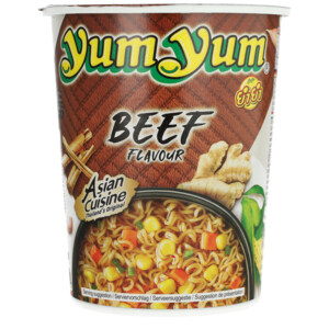 Yum Yum Noodles Soep Cup Rund - 1.11 euro