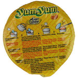 9x Yum Yum Noodles Soep Cup Kip - 10.01 euro