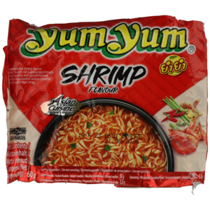 10x Yum Yum Noodles Soep Pak Garnalen - 4.11 euro