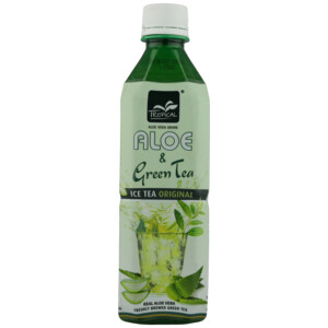 20x Tropical Aloe Vera Drink Green Tea Natural - 25.44 euro