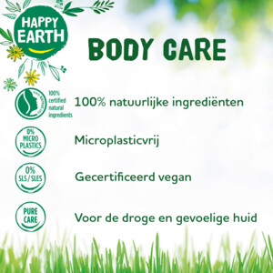 Happy Earth 100% Natuurlijke Bodylotion Sensitive & Dry Skin - 10.99 euro