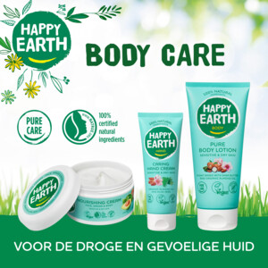 Happy Earth 100% Natuurlijke Voedende Créme Sensitive & Dry Skin - 11.99 euro