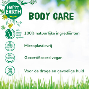 Happy Earth 100% Natuurlijke Vezorgende Handcrème Sensitive & Dry Skin - 6.99 euro