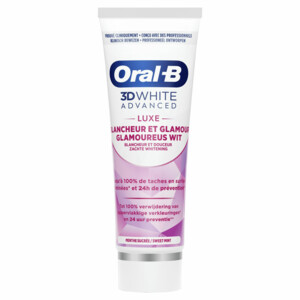 Oral-B Tandpasta 3DWhite Advanced Luxe Glamorous White - 5.49 euro