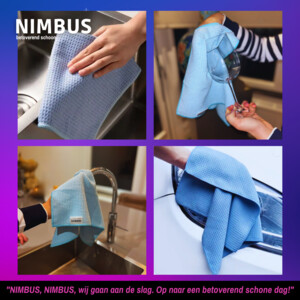 3x NIMBUS Magic Droogdoek Medium - 28.53 euro
