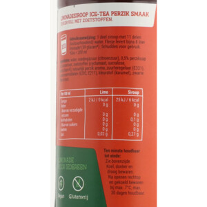 10x Slimpie Siroop Ice Tea Perzik - 30.52 euro