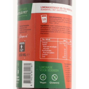10x Slimpie Siroop Ice Tea Perzik - 30.52 euro