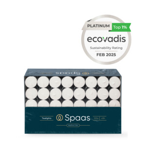 SPAAS Theelichten Wit 6 Branduren - 12.49 euro