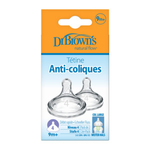 Dr. Browns Options+ Speen Fase 4 Brede Halsfles Transparant - 8.25 euro