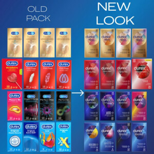 Durex - Nude Extra Lube Condooms 10 stuks, Pleasure Me Condooms 10 stuks & Performa Condooms 10 stuks - Pakket - 37.22 euro